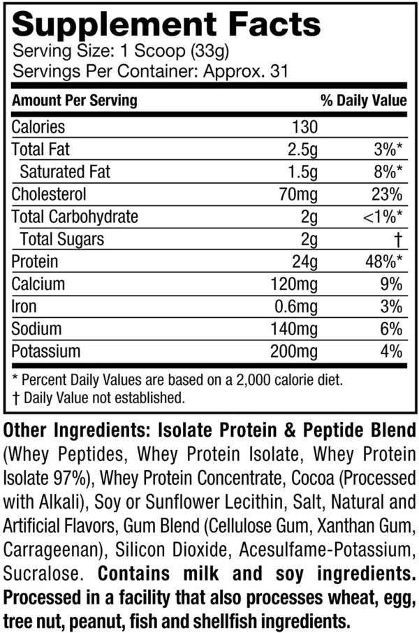 NitroTech Whey Gold - 2lb, 30 servings - Image 2